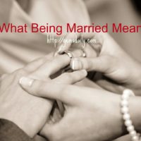 Being Married